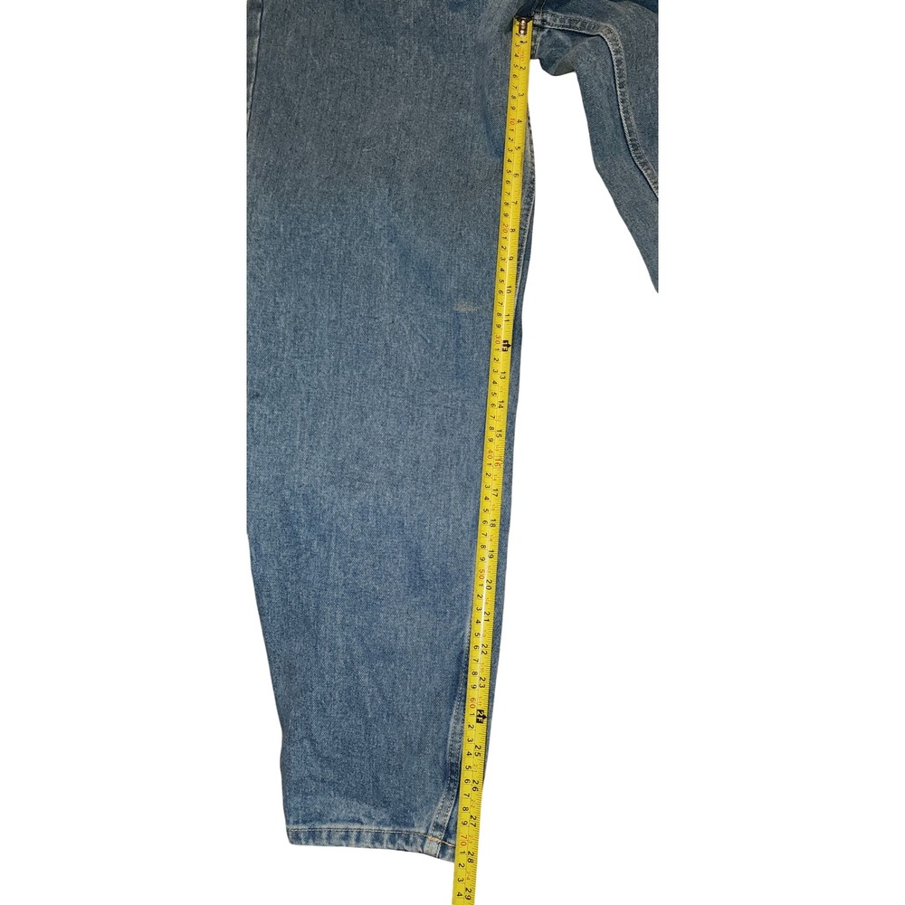ASOS DESIGN Womens Light Wash Blue Denim Overalls Relaxed Size 10 - Picture 7 of 7